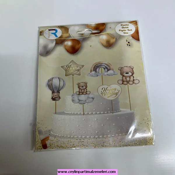 Ayıcık Temalı Pasta Süsü